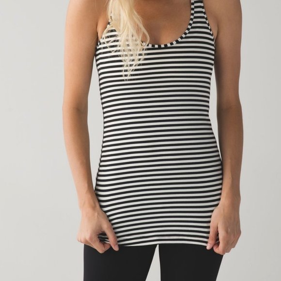 lululemon athletica Tops - Lululemon Cool Racerback in Narrow Bold Stripe
